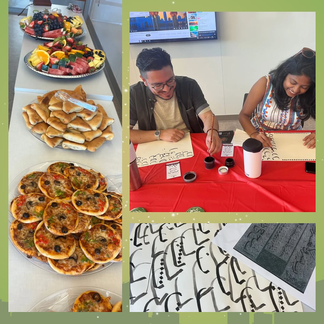 Thank you to those who attended the Arabic Calligraphy event that was held in the Lilly Library <a href="/IULillyLibrary/">IU Lilly Library</a>! And many thanks to the organizer Dr. Iman Alramadan <a href="/iaramadan/">Iman Alramadan</a> and the wonderful khattat Dr. Nihad Dukhan.    

#MuslimVoices #Muslim #Islam #Arabic #Calligraphy