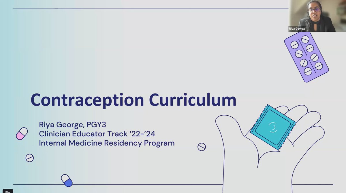 PGY3s Liza Prysyazhnyuk, Salima Makhani and Riya George presented their clinician educator track projects! These were the culmination of their work over their 3 years of residency 🤩