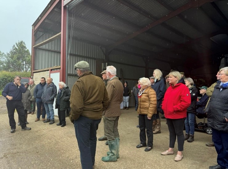 nfum_nottingham's tweet photo. Around 50 members attended the NFU South Notts farm walk last night.

Many thanks to Leigh &amp; Donya Donger of Peacock Farm for hosting this years event. 
@FarmPeacock
https://t.co/405kGblunj

@NFUnotts @NFUtweets @nfumidlands @nottsYFC
#Farming #farmwalk #countryside #farmlife https://t.co/YCio7okIRU
