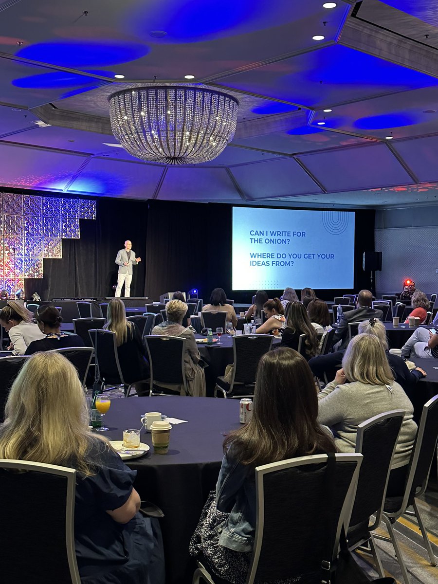 FICP's tweet photo. โWhere do you get your ideas from?โ Scott Dikkers shares the secret sauce to generating creativity as we close out #EdForum24 ๐ก https://t.co/Fnfr3CIpdB