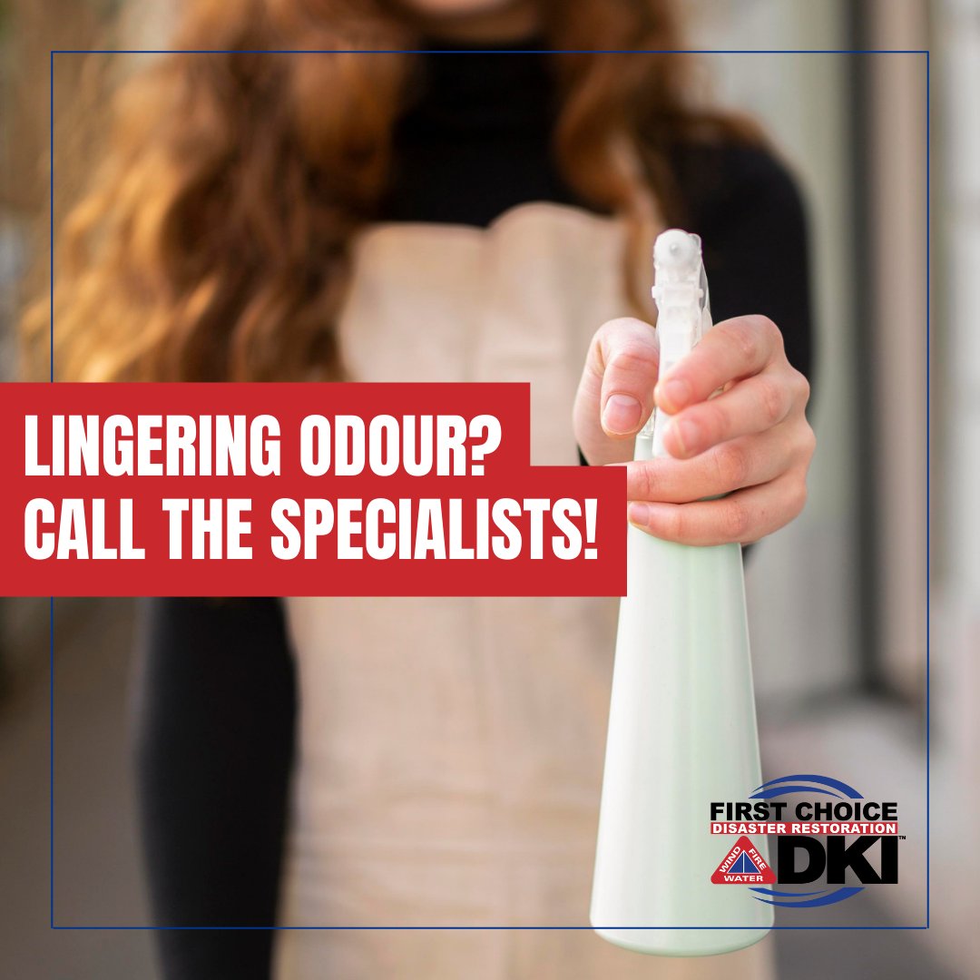 Not sure where that pesky odour is coming from? Don’t just cover it up with scented candles and chemical air fresheners, call the experts at DKI – First Choice to find and eliminate the source and get rid of lingering odours once and for all. 

To contact us, call 519-352-8900