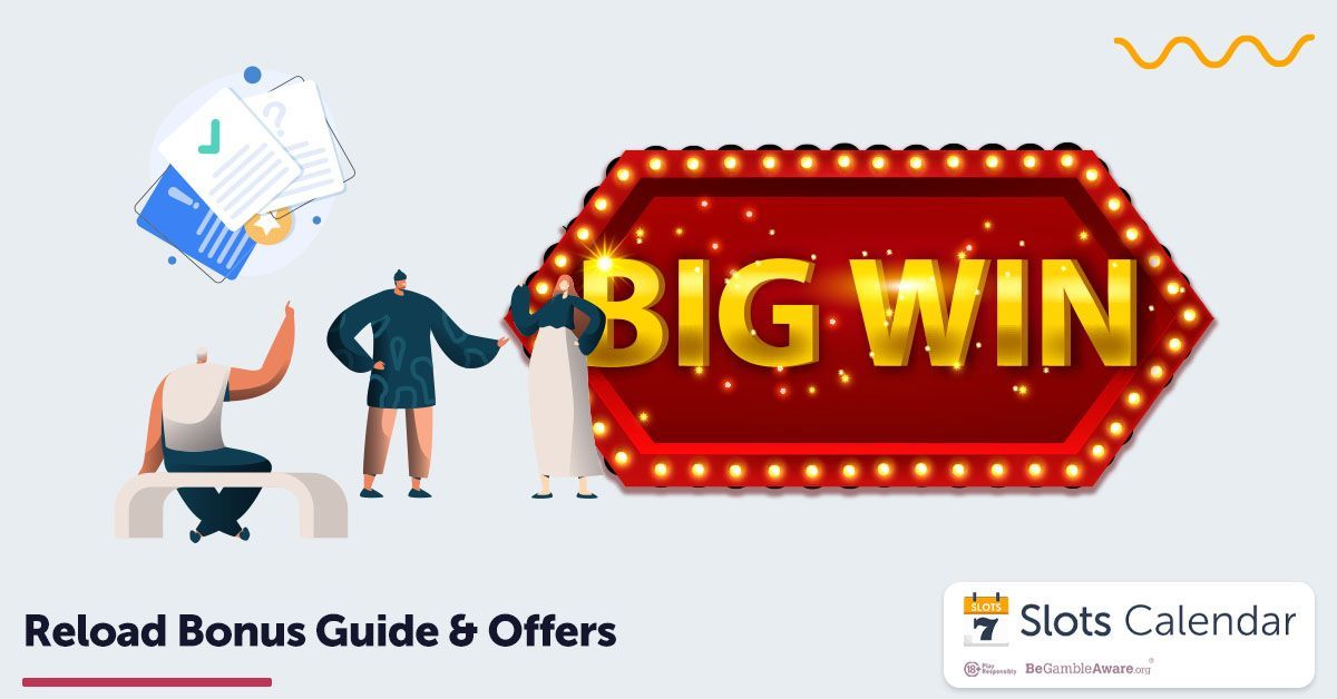 Why not get something extra from your favourite casinos each time you make a new deposit? 😎 

Check out these Reload Bonuses and get extra spins, extra money, or both! 🤩 slotscalendar.com/bonus-category…