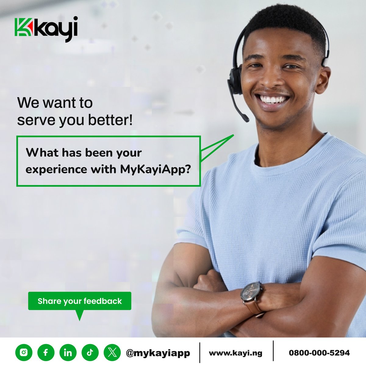 mykayiapp's tweet photo. Trivia Time! What's been your experience with Kayiapp so far? Share your feedback or any setbacks you've faced. We’re all ears and eager to improve! 

#KayiappTrivia #UserFeedback #YourVoiceMatters
#MyKayiApp
#KayiWay
#DigitalBanking https://t.co/ufcXOnTPxN
