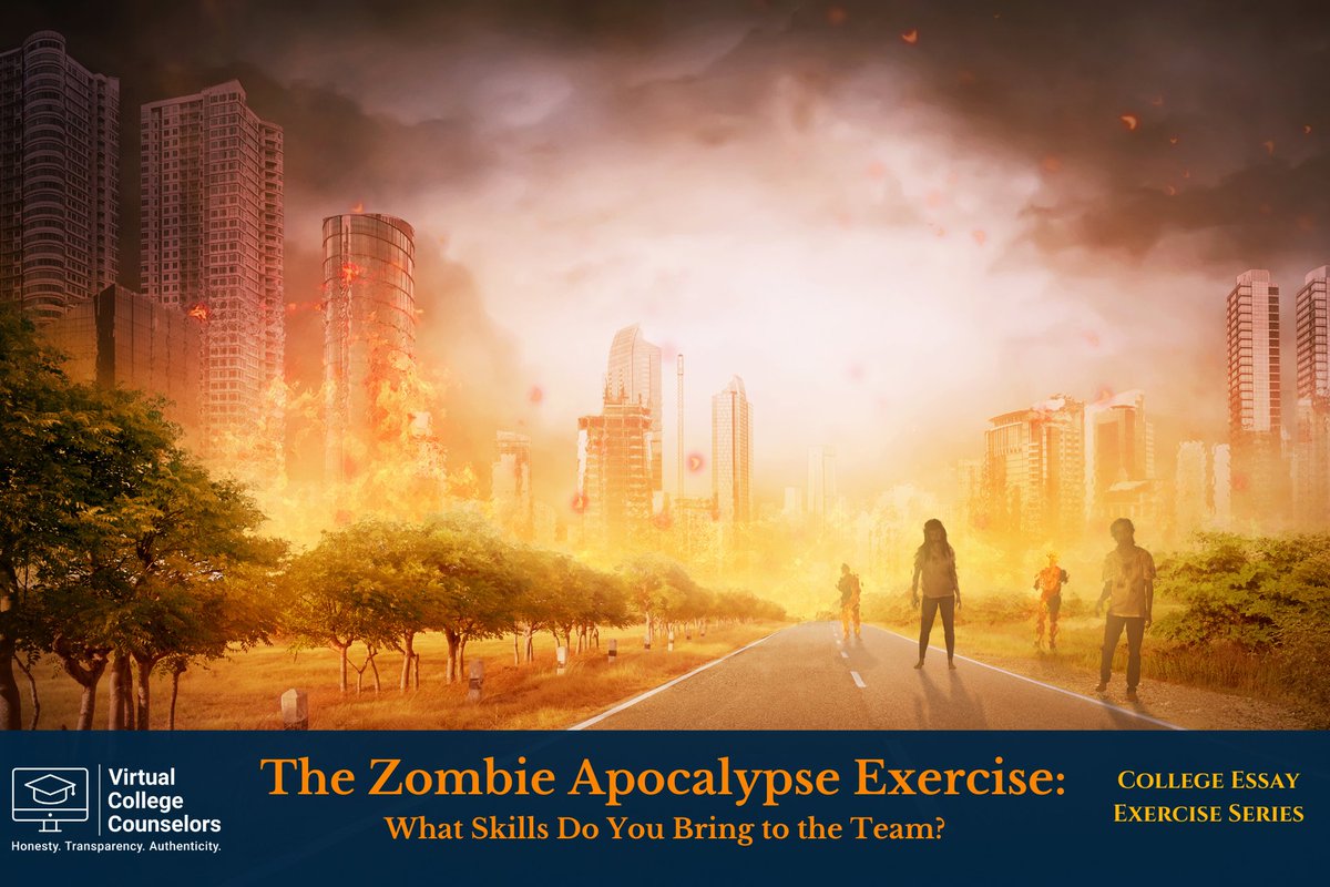 VirtualCollegeC's tweet image. 🧠🧟‍♂️Struggling with #writing your #college #essay? Get inspired by exploring the wasteland of the #zombie apocalypse!
📚Dive into unique angles, gripping narratives, and creative twists that will make your essay stand out.
🔗virtualcollegecounselors.com/post/zombie-ap…
#student #education