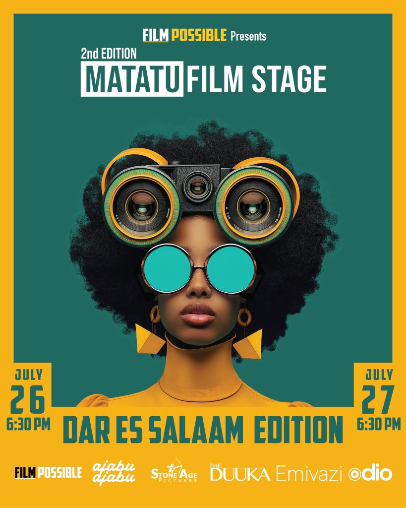 🎬🚌✨ DAR ES SALAAM, GET READY! <a href="/matatufilmstage/">Matatu Film Stage</a> IS COMING TO TOWN! 🎉🌟

In partnership with #ajabuajabu the Matatu Film Stage is heading to TANZANIA! 🚀🎥

Stay tuned for more updates! 📣

#MatatuFilmStage #DarEsSalaamEdition #AfricanCinema #FilmPossible #MakingFilmPossible