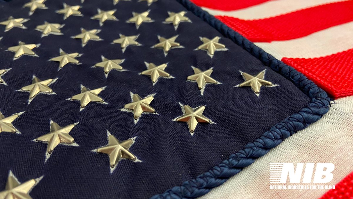 On #FlagDay, we celebrate tactile American flags, making patriotism accessible to people who are #blind or have #lowvision through unique textures and patterns. Proudly presenting them to our allies in the mission to #ChampionEmploymentGrowth and empower independence.