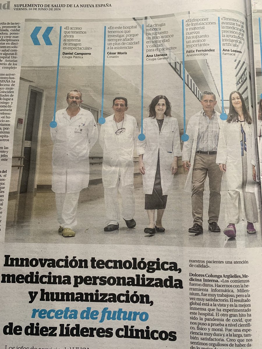 Orgullosos de tí Dra. Ana Llaneza!!!