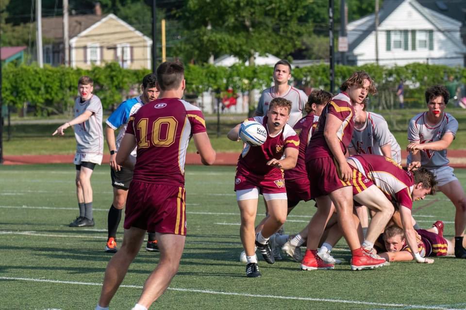 Great day for high school rugby tomorrow as the state championships get underway at Curry. Weymouth girls at 2pm and boys at 4pm! Weymouth with multiple all-stars and league MVP <a href="/WillSav90510045/">Will Savage</a>  <a href="/WHSRFC/">Ryan Casey</a> <a href="/wildcatnationAD/">Weymouth High School Athletics</a> <a href="/GlobeSchools/">Boston Globe Schools</a> <a href="/sports_ledger/">Patriot Ledger sports</a> @BostonHeraldHS <a href="/ECGulls/">Endicott Athletics</a>