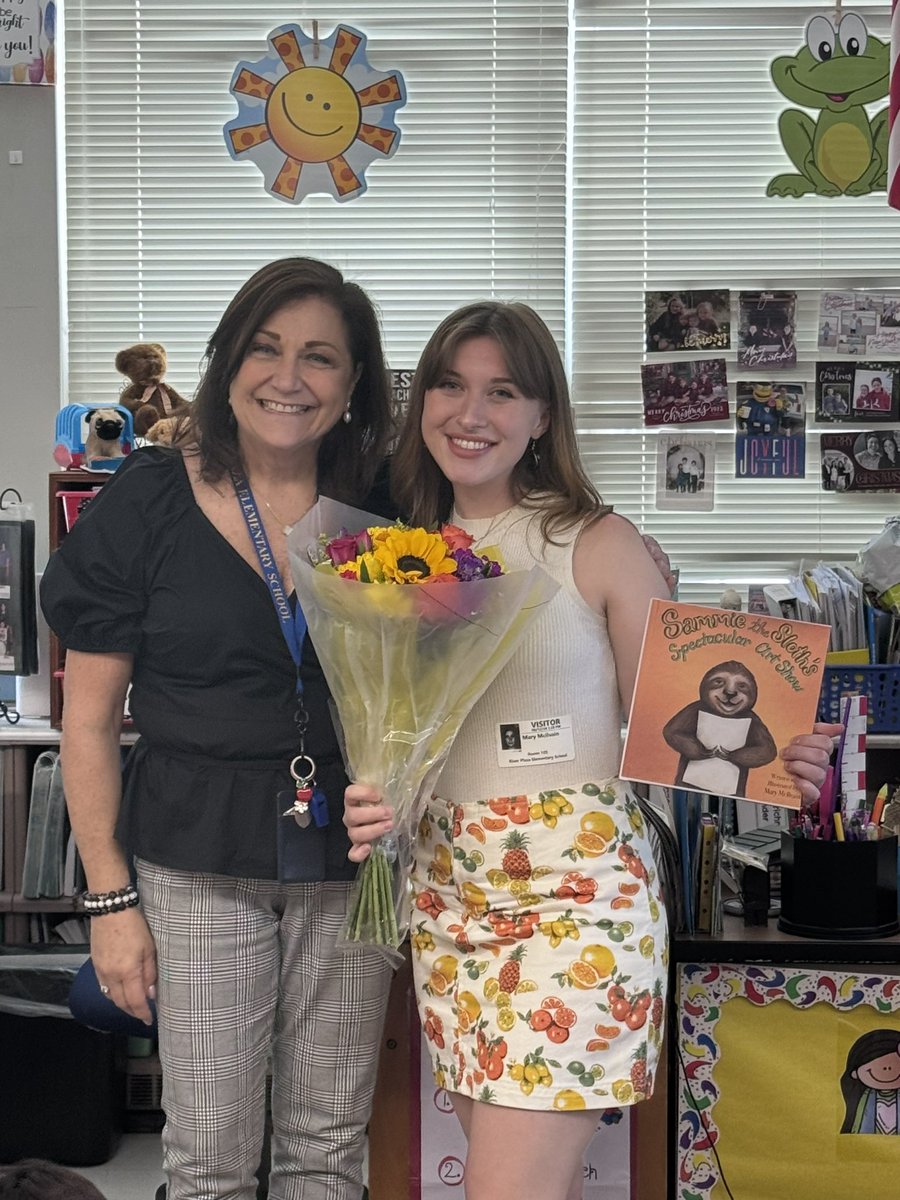 Thank you to author and former River Plaza student Mary Macalvain for coming back home to River Plaza to read her book to our 1st and 2nd grade students! #MTPSPride #RPfamily