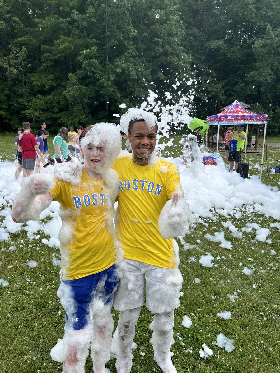 last day of school at HMS! Let’s go foam!