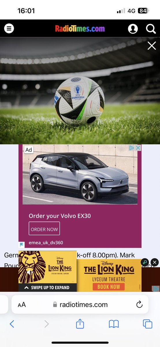 mdrayson's tweet photo. Congrats to @RadioTimes for making my first visit to your website in years extremely shitty! No wonder no one talks about RadioTimed any more… looks like they sold out to OLA long ago. How does one even attempt to use that?? https://t.co/lpaFBLgiFW