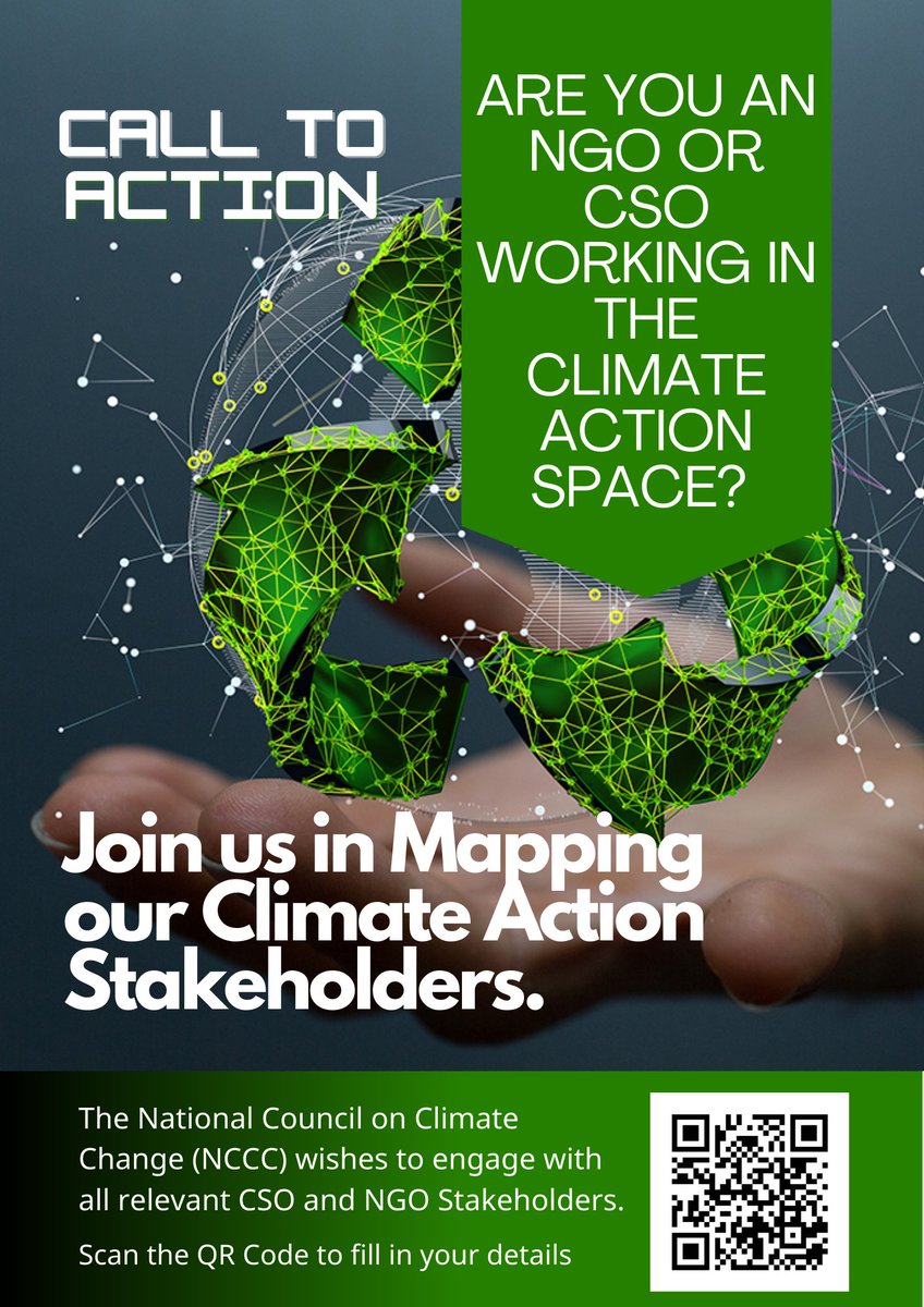Climategovng's tweet image. ARE YOU A PLAYER IN THE NIGERIAN RENEWABLE ENERGY OR CLIMATE ACTION SPACE? JOIN OUR STAKEHOLDER MAP AND BE COUNTED AS A PARTNER IN PROGRESS AS WE DIGITALIZE DEVELOPMENT IN THE SPACE. DON'T BE LEFT BEHIND.🇳🇬
Use link or QR
t.ly/iA1bq
#ClimateAccountabilityTransparency