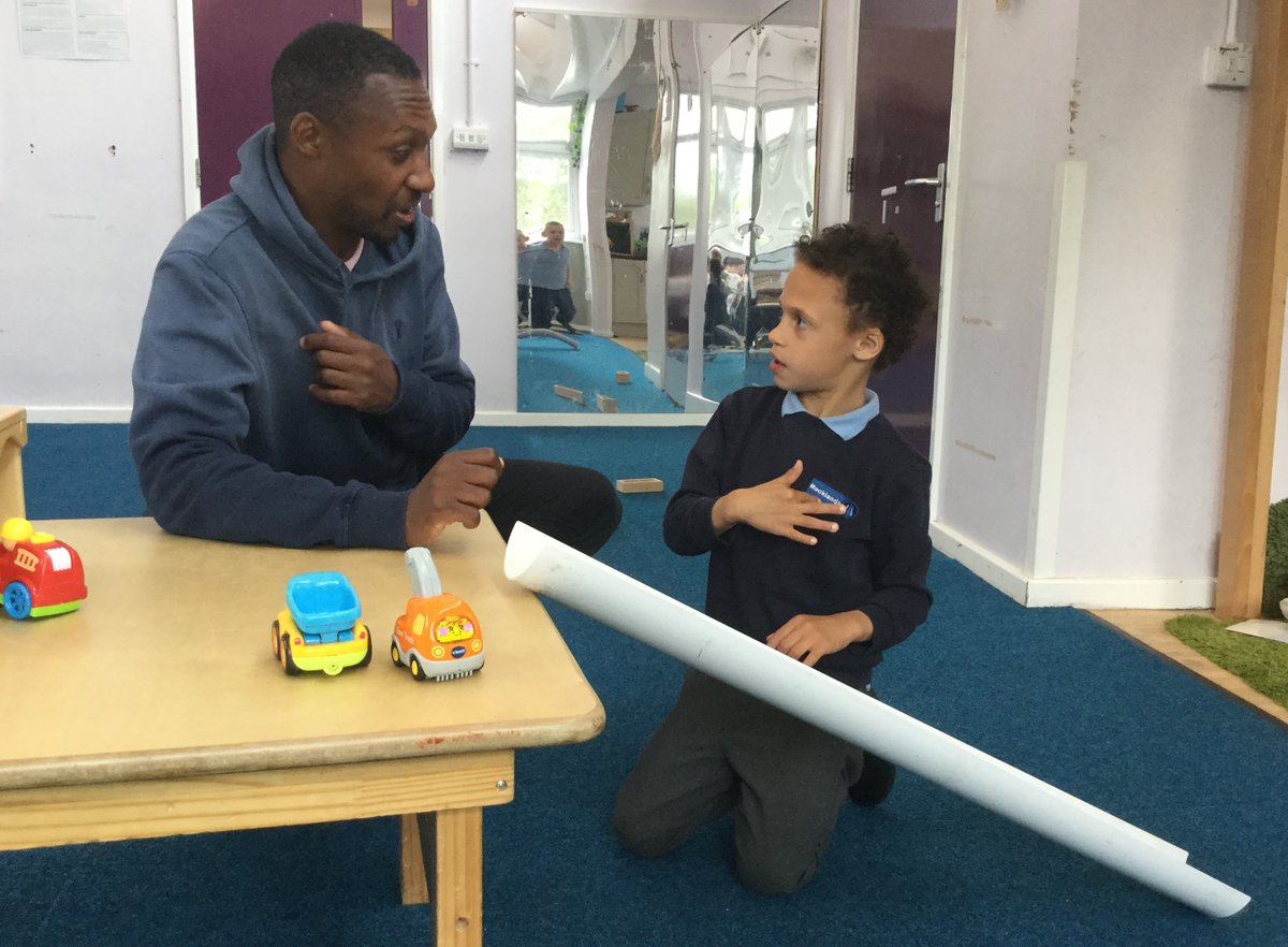 Over 90 special visitors came to Rocklands today to celebrate Father's Day - children spent the afternoon playing sport, building and crafting. It was wonderful to see so many smiling faces - have a great day Sunday 😍