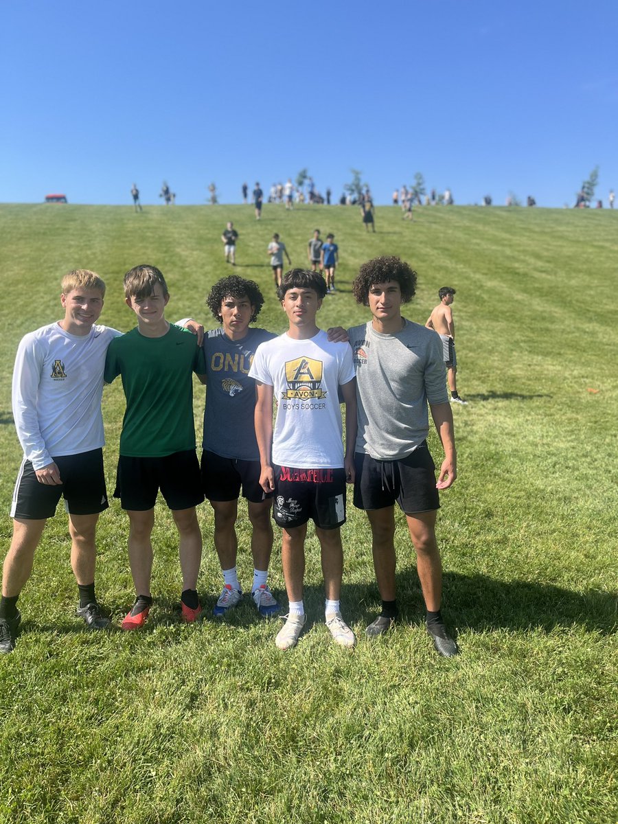 AvonBoysSoccer's tweet image. Over 180 Orioles got a little faster today! Thank you @bringthehammer and @raycp315. #defendthevalley #wework #livewhereyourfeetare
