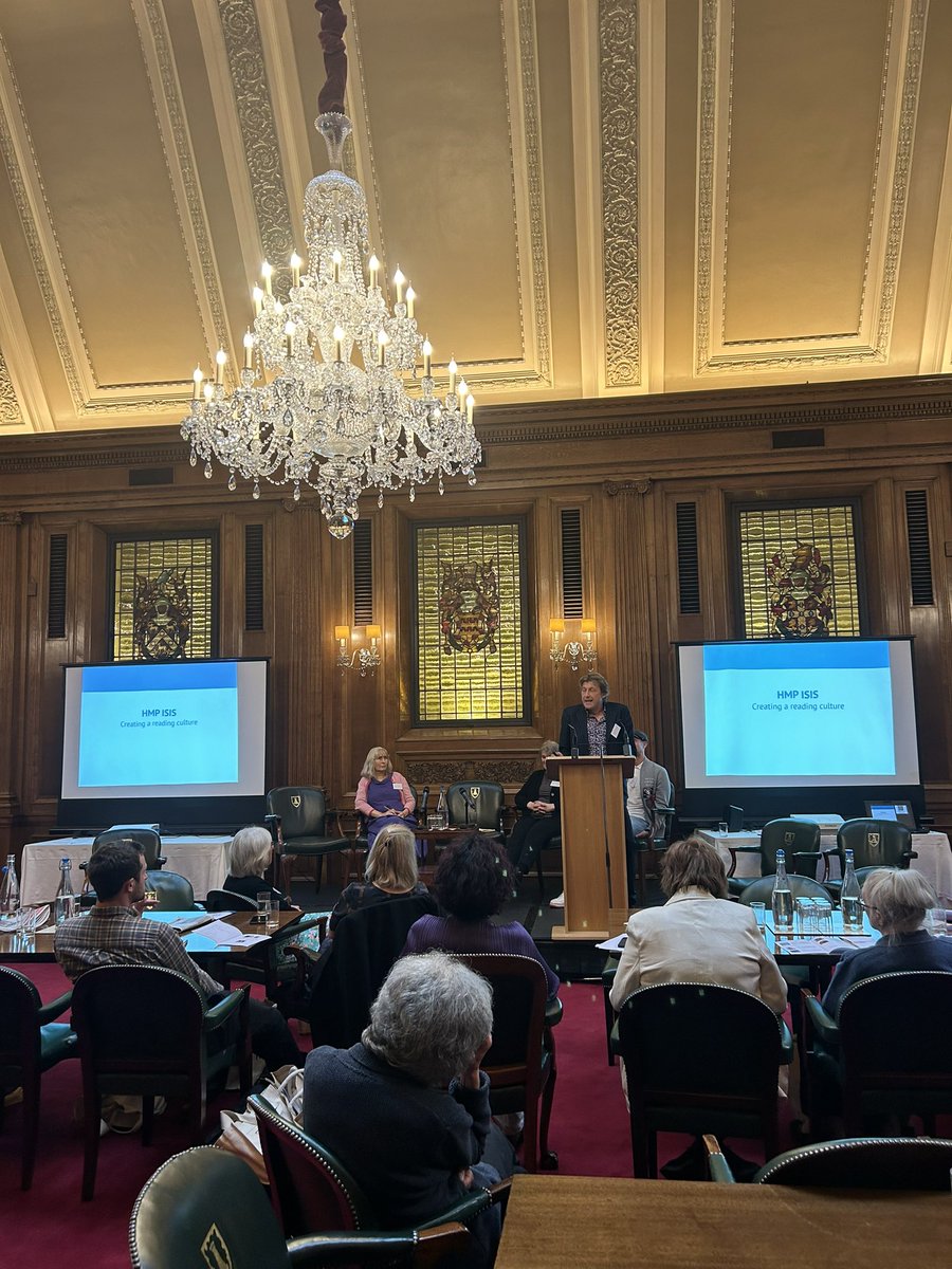 PRG_UK's tweet photo. Our second panel discussed #readingforpleasure
โFor the few minutes that Penned Up is on in prison, itโs like itโs changed the weather.โ (Prisoner) - David Kendall @manwithbooks
What does reading mean to you?
#ReadinginPrison25 https://t.co/aZ9HrTND4s