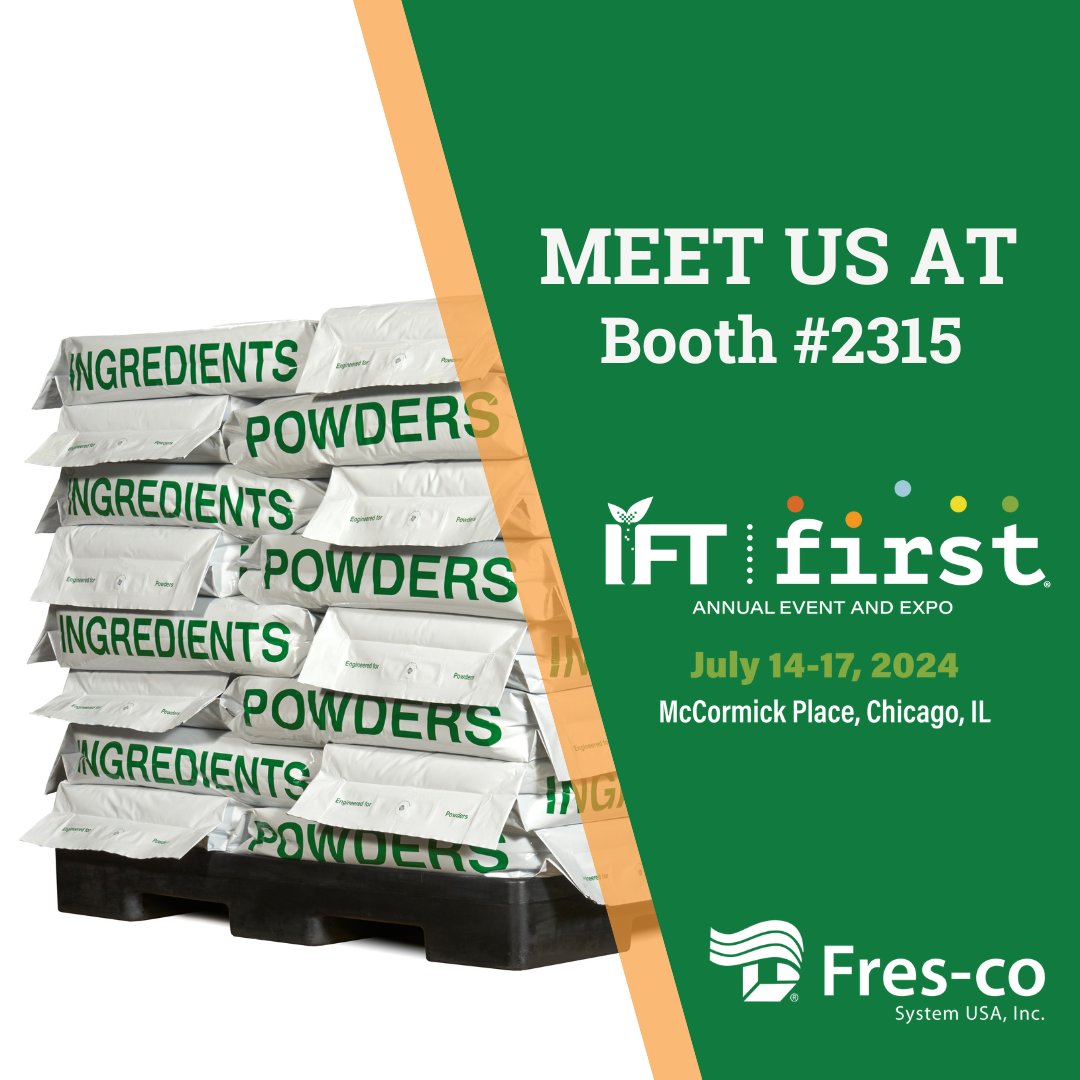 Fresco_System's tweet image. IFT FIRST is just one month away! Join us at Booth #2315 to discover how our flexible packaging can help you effectively, economically, and sustainably protect your products. hubs.li/Q02xslz80.

#IFTFIRST #flexiblepackaging #productprotection #innovation