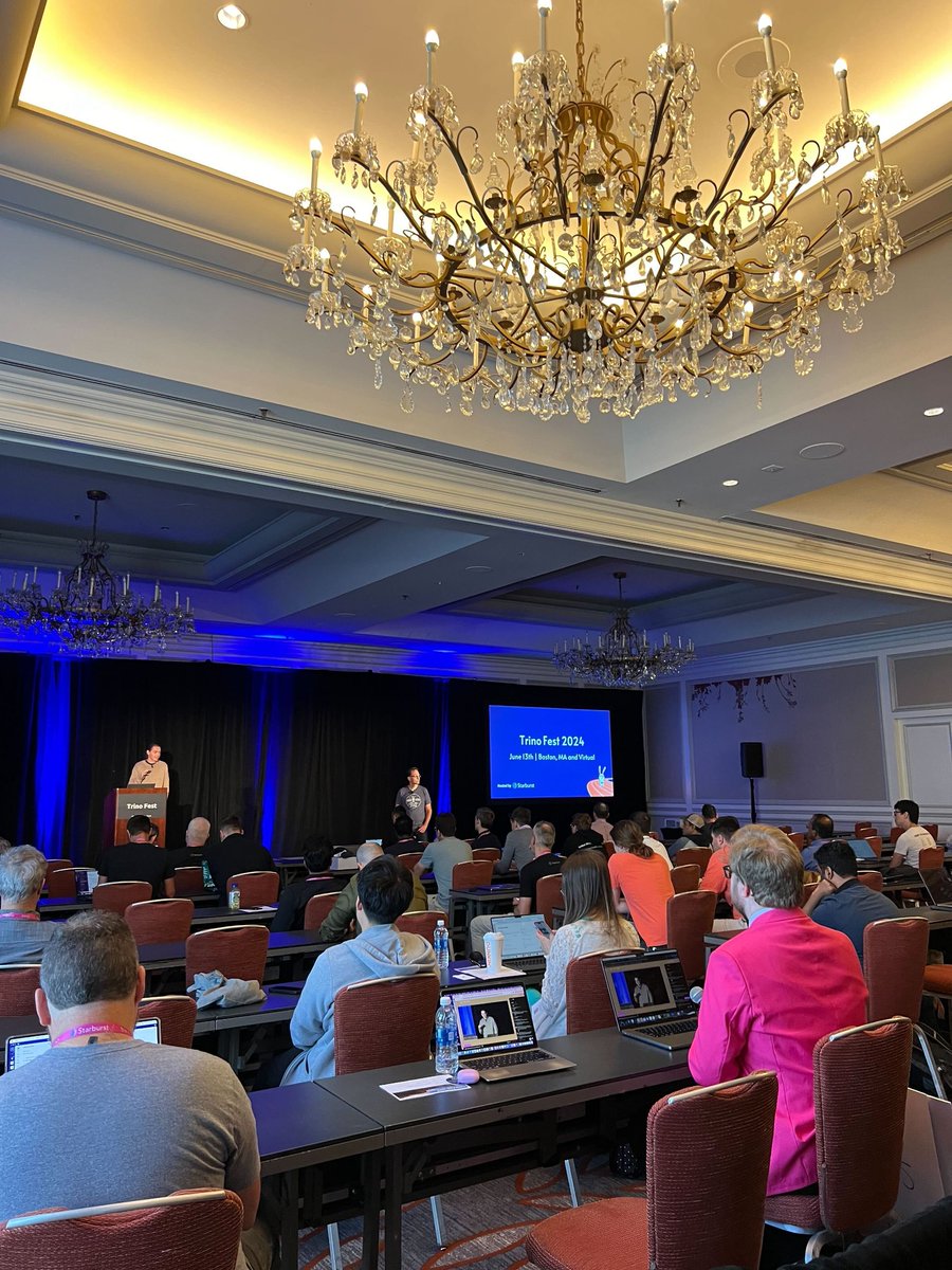starburstdata's tweet image. We had a blast at Trino Summit (and learned some new things too 😉)

Thank you to all who joined us virtually and in Boston. Keep following us to stay up-to-date with the latest events and @trinodb news!
#trinodb #TrinoFest2024 #opensource #bigdataanalytics