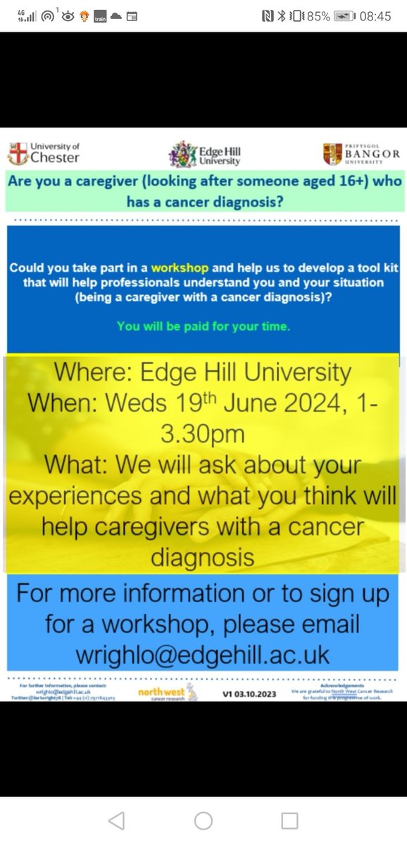 Lori Wright (@loriwright78) on Twitter photo What about carers who are ill themselves? This #carersweek we are reaching out to carers (looking after friend/family member) diagnosed with cancer (last 5 yrs)to help develop a toolkit, for use by health staff so carers can be better understood&supported 👇PlsRT <a href="/blackpoolcarers/">Blackpool Carers</a> What about carers who are ill themselves? This #carersweek we are reaching out to carers (looking after friend/family member) diagnosed with cancer (last 5 yrs)to help develop a toolkit, for use by health staff so carers can be better understood&supported 👇PlsRT <a href="/blackpoolcarers/">Blackpool Carers</a>