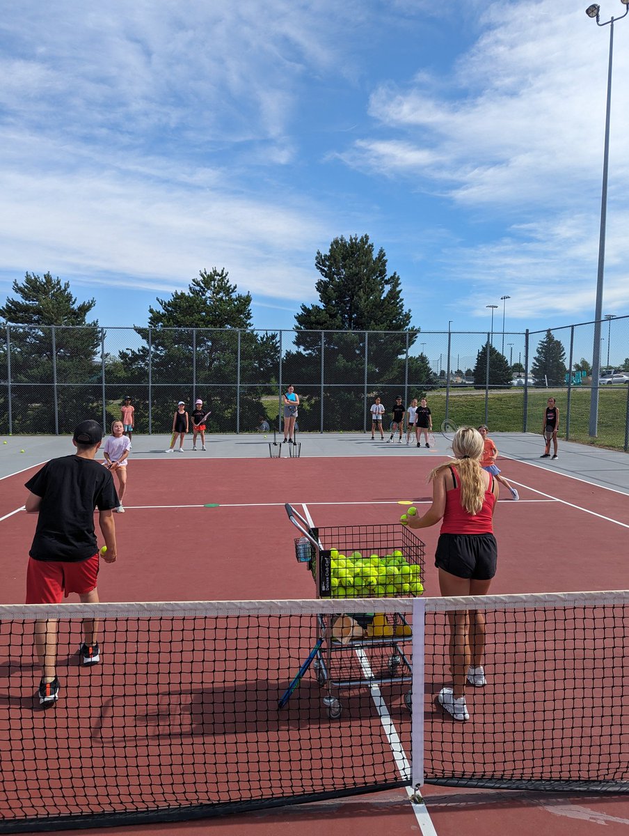 Antler_Tennis's tweet photo. Last day is GAME day for 10:00 session! #antlertennis #tenniscamp https://t.co/ari8Regh57