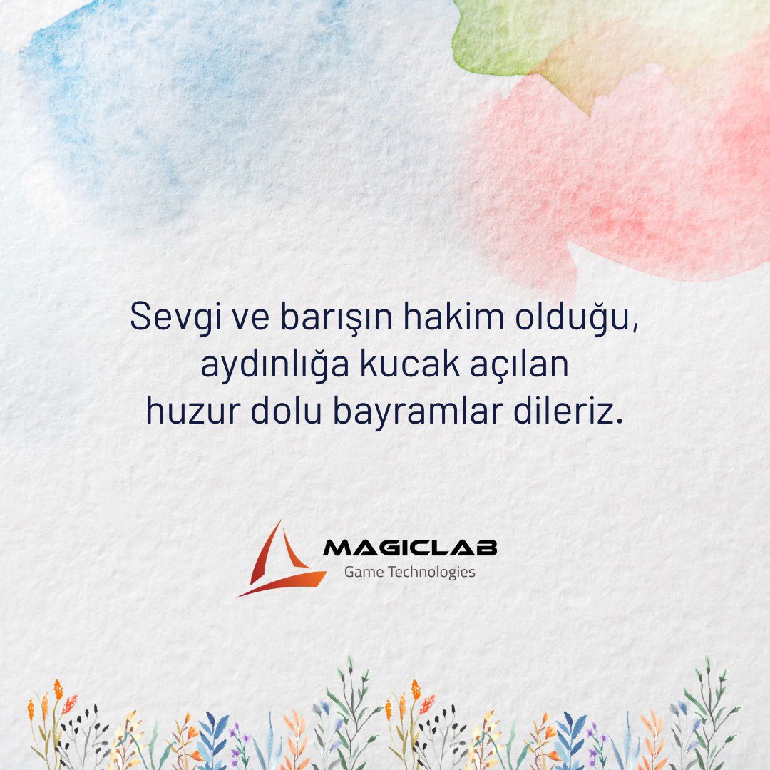 MagicLabStudio's tweet image. Sevdiklerinizle birlikte sağlıklı, mutlu, huzur dolu günlere.