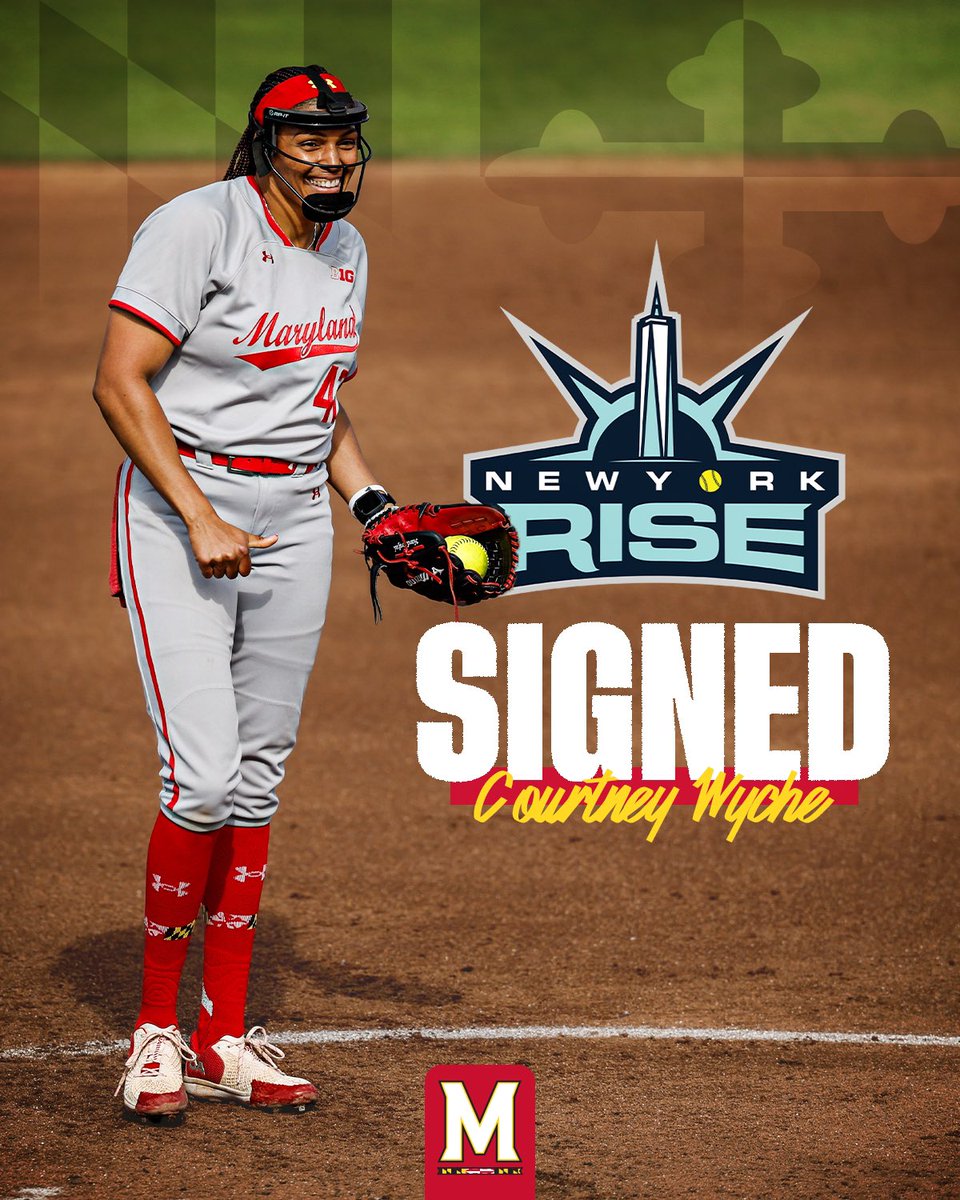 TerpsSoftball's tweet photo. ๐๐ฅ๐ฅ-๐๐ข๐ฌ๐ ๐
Congratulations to Courtney Wyche on signing her first professional contract with @TheNewYorkRise ๐ฅ๐๏ธ
๐: https://t.co/VrY587dhoC
#FearTheTurtle #ProTerps https://t.co/xNi7gEA9HF