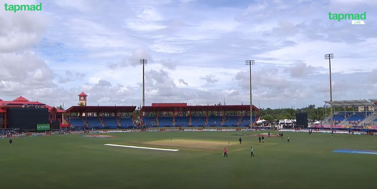 _FaridKhan's tweet photo. The sun has come out in Florida once again, official inspection in next five minutes ❤️

#tapmad #HojaoADFree #T20WorldCup https://t.co/iE4RiBFGja