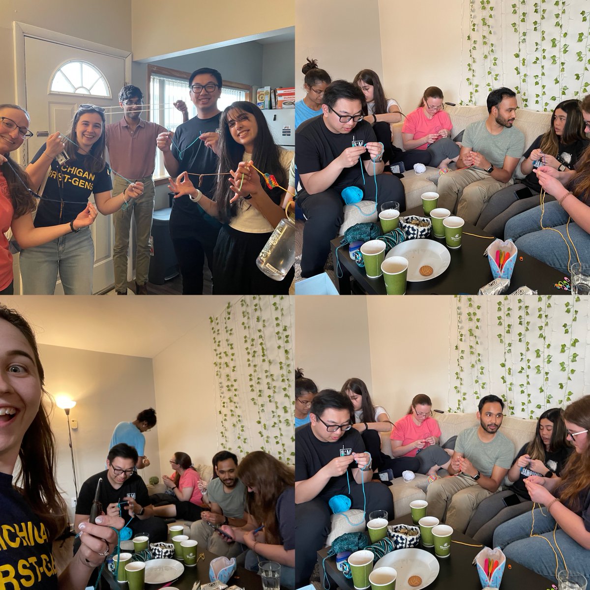 Bailey Lab had a lot to celebrate this past semester!! We welcomed our four new lab members, completed four successful gateways, and had one successful defense! 🎉 We have been celebrating with a trip to Frita's 🍔, a visit to the art museum 🎨, and a lab crochet night 🧶!