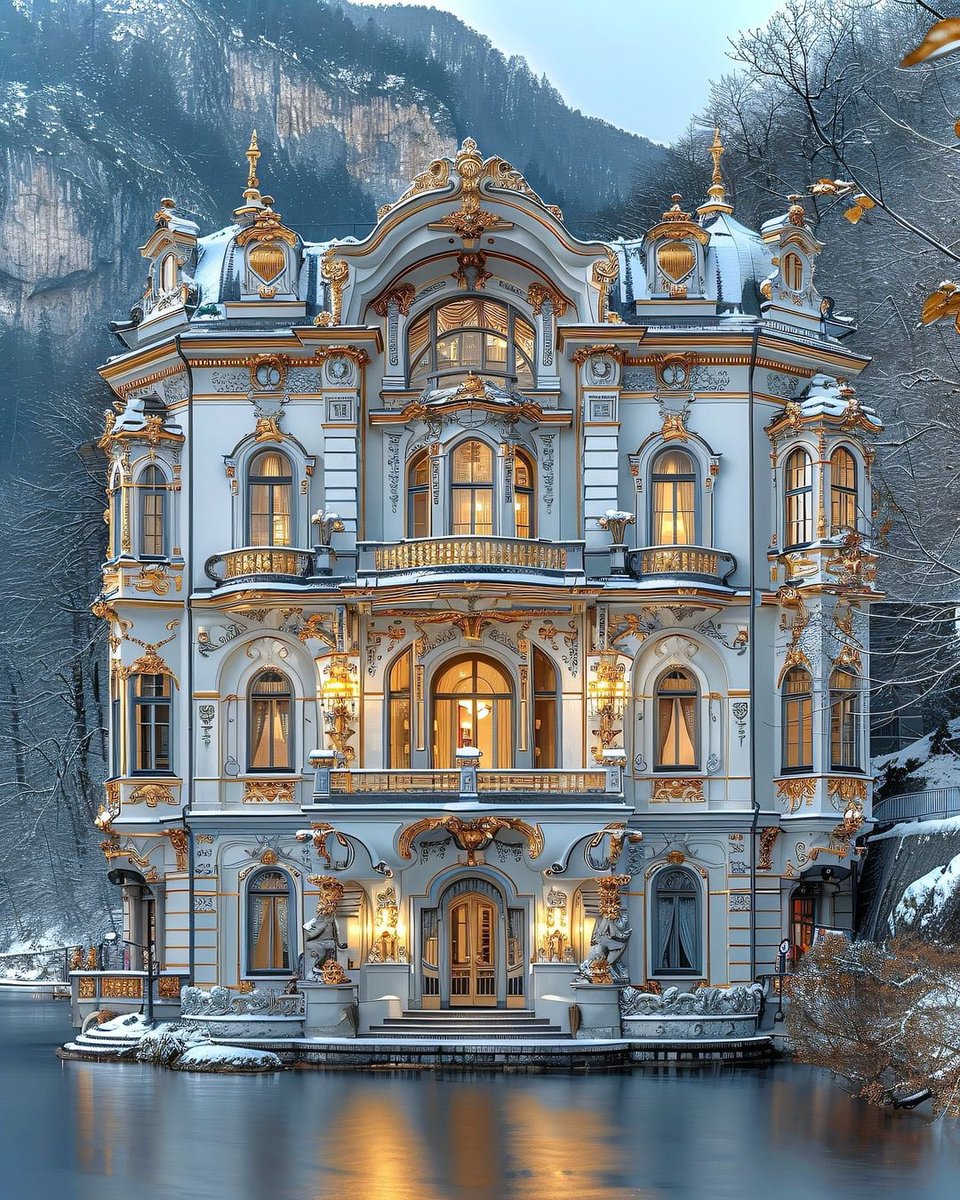 ValentyneDreams's tweet photo. Opulence frosted with diamonds of snow. https://t.co/UhROsmaNwk