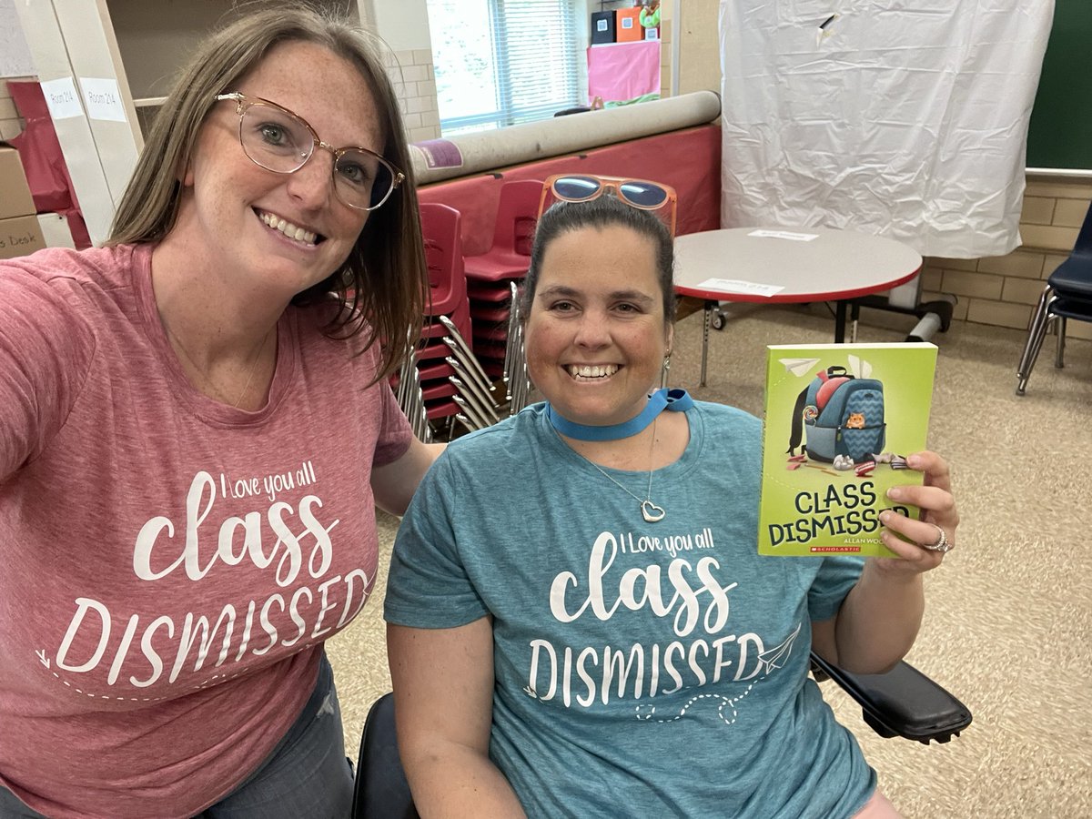 Lisa Cornejo (@cornejo_lisa) on Twitter photo As the 5th graders would say in class 507…CLASS DISMISSED! This year was one to remember. Thank you <a href="/alwoodrow/">Allan Woodrow</a> for the relatable, humorous read for our Ss this school year…just what we needed! Have a great summer!! ❤️☀️
<a href="/EdHeightsES/">Edmondson Heights ES</a> <a href="/1school1book/">One School, One Book</a>
#fortheloveofreading As the 5th graders would say in class 507…CLASS DISMISSED! This year was one to remember. Thank you <a href="/alwoodrow/">Allan Woodrow</a> for the relatable, humorous read for our Ss this school year…just what we needed! Have a great summer!! ❤️☀️
<a href="/EdHeightsES/">Edmondson Heights ES</a> <a href="/1school1book/">One School, One Book</a>
#fortheloveofreading