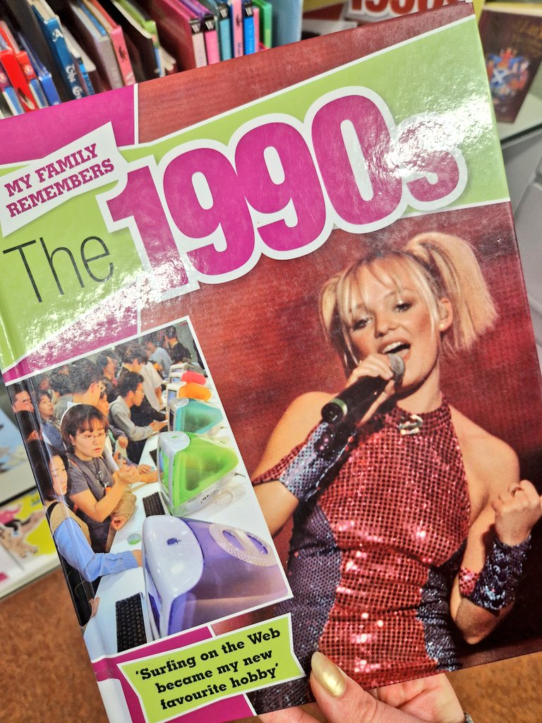 Took my 11 year old to the library this afternoon and she found this in the history section. I feel so old!