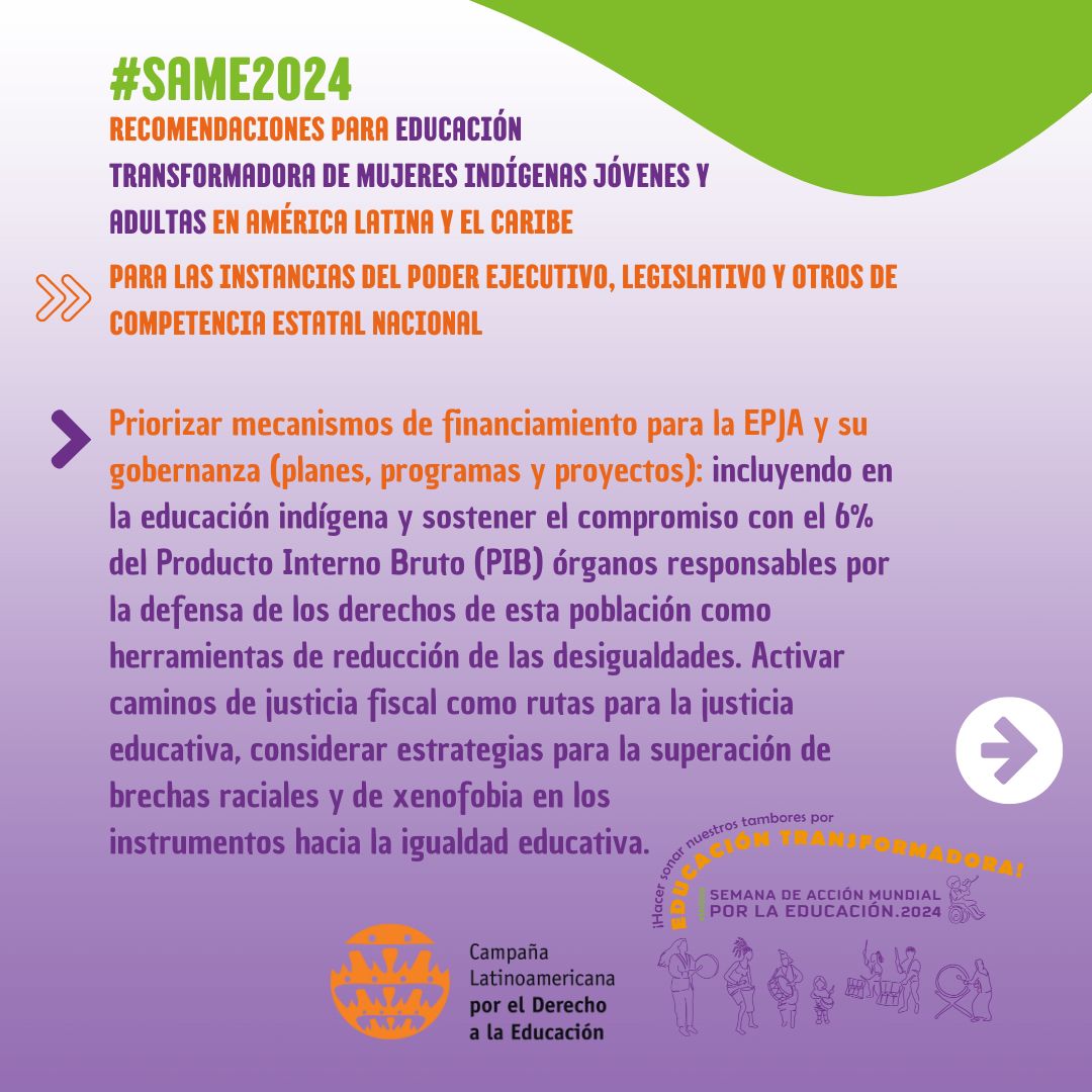 redclade's tweet photo. #TBTCLADE
📌 #SAME2024
Recomendaciones para educación transformadora de mujeres indígenas jóvenes y adultas en América Latina y el caribe.
📌 Informe Regional
https://t.co/iFZICcTBDc
#GAWE2024 #TransformativeEducationNow https://t.co/yscCcgiEqQ
