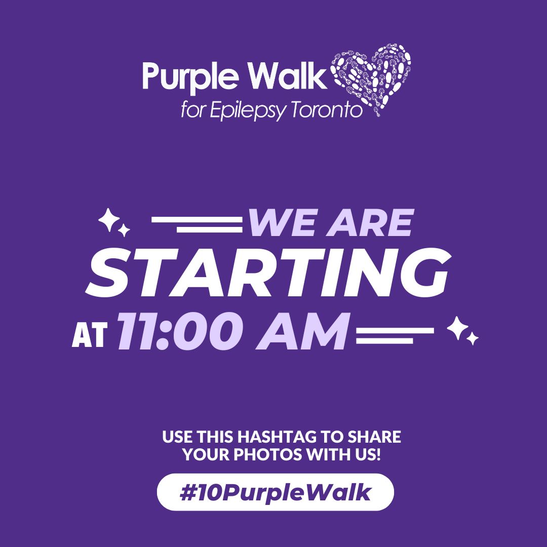 The Purple Walk is this Saturday, June 15, starting at 11:00 AM at College Park! We can’t wait to see everyone. Come join us and kick off the walk with a delicious pancake breakfast!  canadahelps.org/en/charities/e…

#PurpleWalk #EpilepsyToronto
