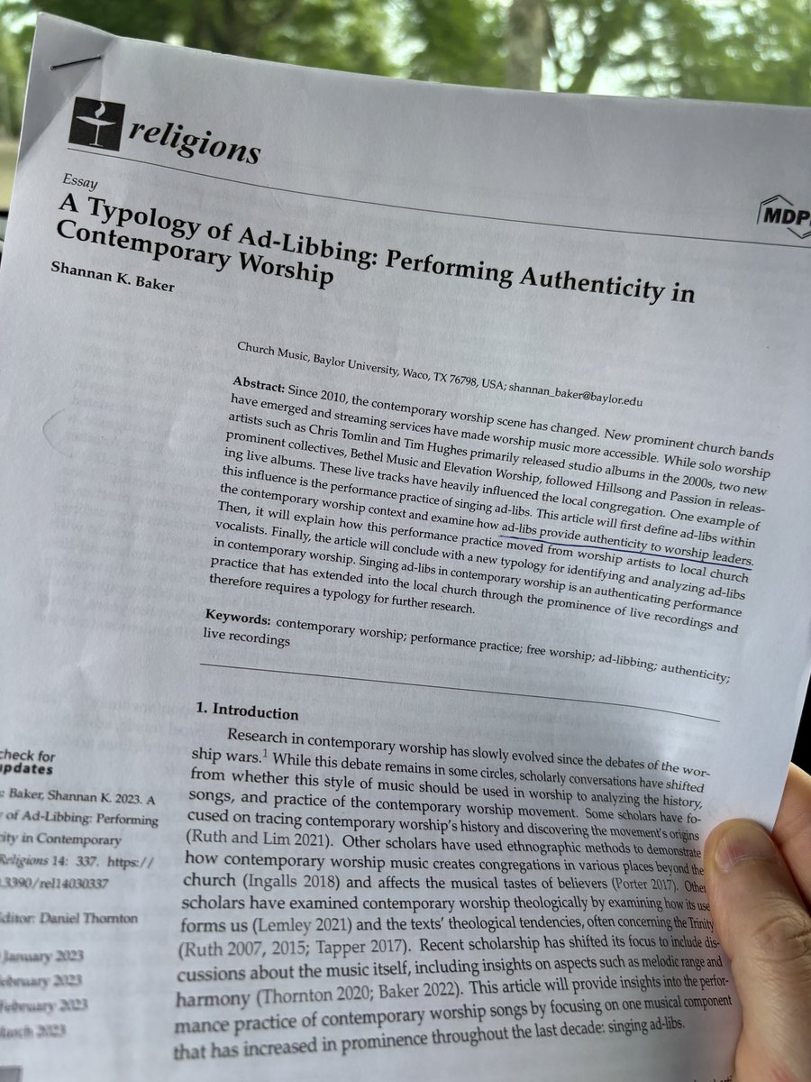 “…ad-libs provide authenticity to worship leaders.”

This solid-gold contemporary worship nerdery, Shannan. 10/10, would recommend. 👌🤓

mdpi.com/2077-1444/14/3…