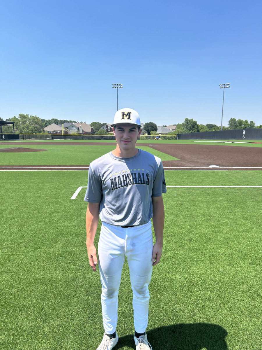 FiveToolTexas's tweet photo. #NorthTexasSS F: @McK_Marshals 17U Black 10, Texas Jaguars 0
PoG: @CWilhite29 4 IP, 6K, 2H, 0R
Hitter: @CarterH59819 2-2, 3 RBI, 2R, 2 SB https://t.co/sFUwPilH6O