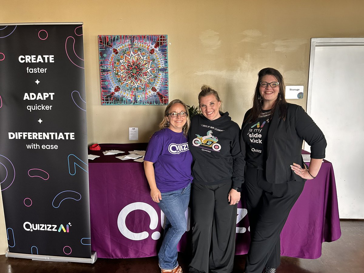 So happy to have met up with <a href="/jackicannarella/">Jackie Cannarella</a> and <a href="/RachelHooten/">Rachel Hooten</a> with <a href="/quizizz/">Quizizz</a> as they support new &amp; exciting clients and share <a href="/quizizz/">Quizizz</a> newest updates! So excited to share more with all my newbie Tts this coming school year! #youcanwithquizizz #quizizzambassador #quizizzlover
