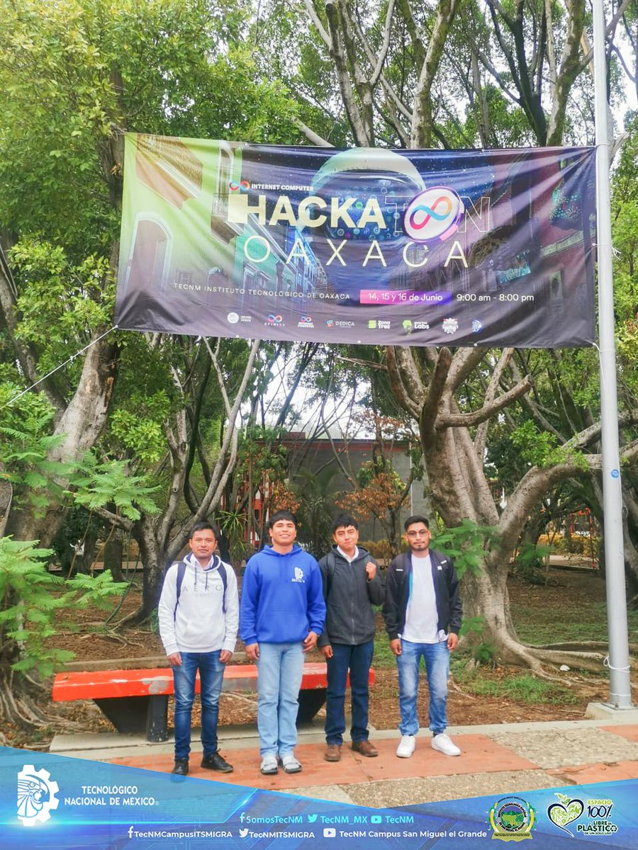 Estudiantes de la Ingeniería en Tecnologías de la Información y Comunicaciones, participan en el Internet Computer Hackaton 2024, el cual se desarrolla durante los días 14, 15 y 16 de junio del presente año, en las instalaciones del #TecNM - Oaxaca, desde la Industria Web 3.0.