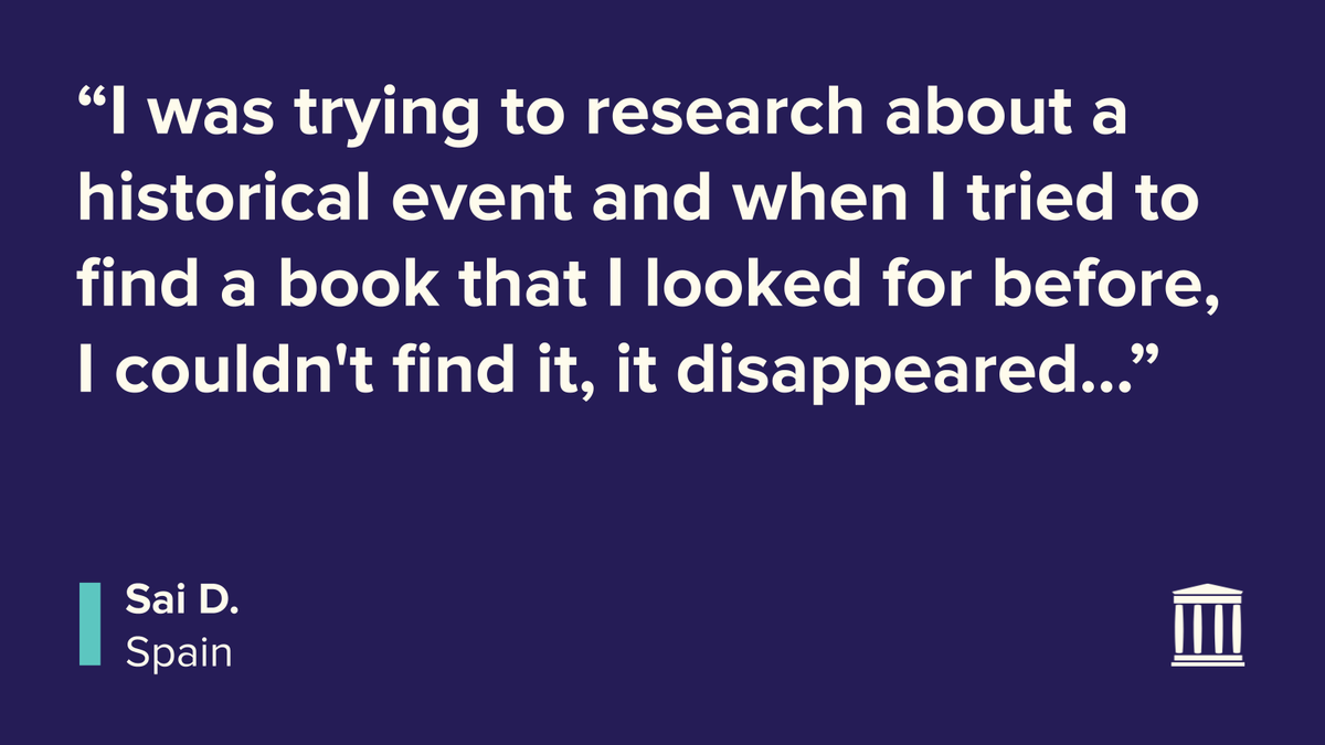 🚨 The loss of more than 500,000 books has deeply affected readers all over the world. Read the powerful testimonials from our patrons: blog.archive.org/2024/06/14/pat… #LetReadersRead