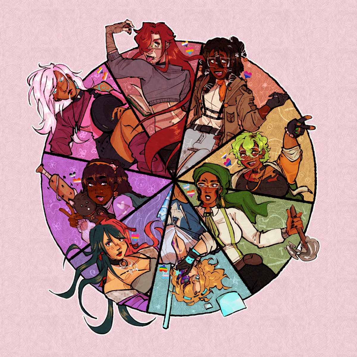 aeniiac's tweet image. #pride | ocs

happy gay month to fxngs!!