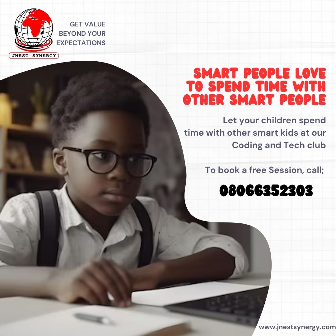 JnestSynergy's tweet image. Surround your children with like-minded young innovators at our coding and tech club! 🤩
Book a FREE coding session today and give your kid the gift of a lifelong passion for technology!
Call 08066352303 to book a free session! 📞
#JnestSynergy
#KidsWhoCode
#CodeForKids