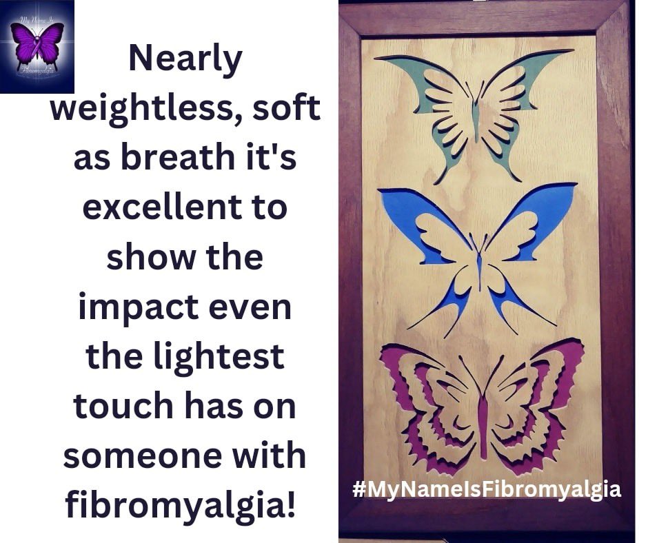 fibromyalgiast1's tweet photo. We all know our clothes, a shower & weather can hurt so bad we want to cry.
Did you know a butterflys touch can hurt on bad days too?
#mynameisfibromyalgia #actuallydisabled #fibromyalgialife #theultimateguidetofibromyalgia #fibrowarriorchallenge #spooniewarrior #fibromyalgia #fibromyalgiafighter #fibromyalgiafacts #spoonie #fibromyalgiaproblem #fibromyalgiawarrior #chronicpain #fibromyalgiasucks #spoonielife #fibromyalgiapain #fibromyalgiaawareness #fibromyalgiaproblems #disabled #fibromyalgiafact #fibromyalgiasupport #chronicillness #spoonies #SpoonieSupport #fibrosupport #Fibromyalgia #livingwithfibromyalgia #fibro #chronicfatigue #pain