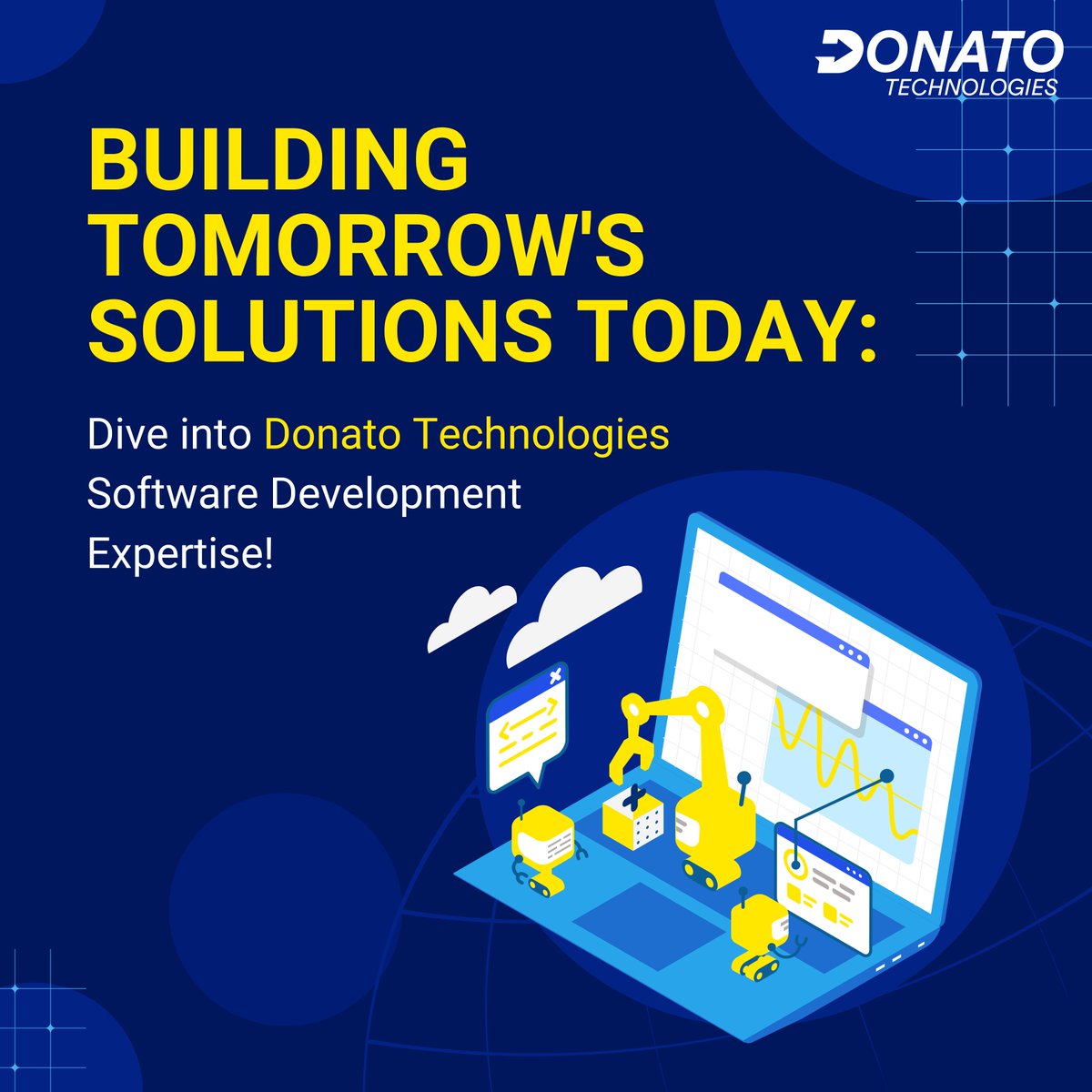 donatotech's tweet image. Innovation starts with expert software development.

Partner with Donato Technologies to turn your digital vision into reality. 

Let&apos;s build something extraordinary together! 🌐💡

#SoftwareDevelopment #TechInnovation #DigitalVision #DonatoTechDev #BuildTheFuture