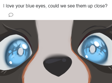 Another ask from the ask box!
Hope I'm not too close to the camera, hehe!!!
Another pic by @/linathekitty!!!