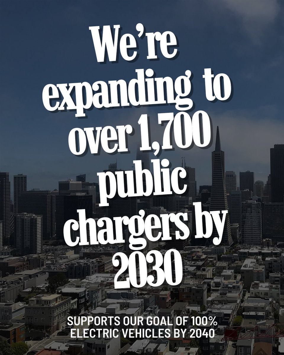 San Francisco just took a major step in reaching our clean energy goals and supporting our commitment to reducing greenhouse gas emissions!

We are launching a new curbside Electric Vehicle charging pilot program, allowing EV charging providers to install infrastructure at select