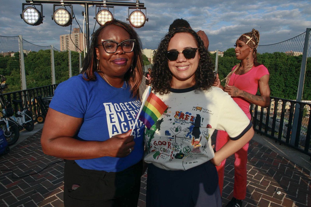 Council Members <a href="/A_StevensD16/">NYC Council Member Althea Stevens</a> and <a href="/CnDelarosa/">Carmen De La Rosa</a> host Pride Ball on the Highbridge. 

flickr.com/gp/nyccouncil/…