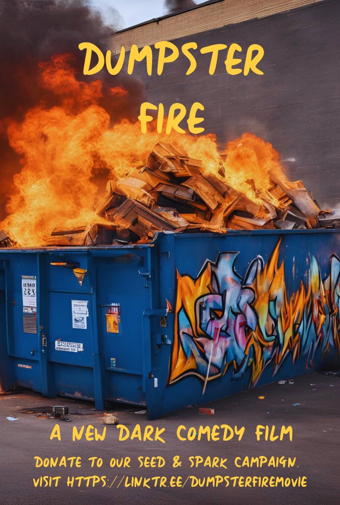 Help us reach 50% funding today for our dark comedy Dumpster Fire! Inspired by FX’s #TheBear. Support us here: seedandspark.com/fund/dumpster-…

#Film #Crowdfunding <a href="/seedandspark/">Seed&Spark</a> <a href="/WMoving_S/">WeAreMovingStories</a> #filmmakers