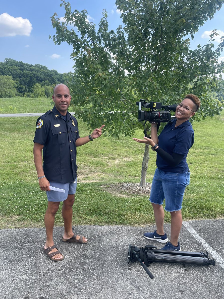 Summertime interviews are always the best!