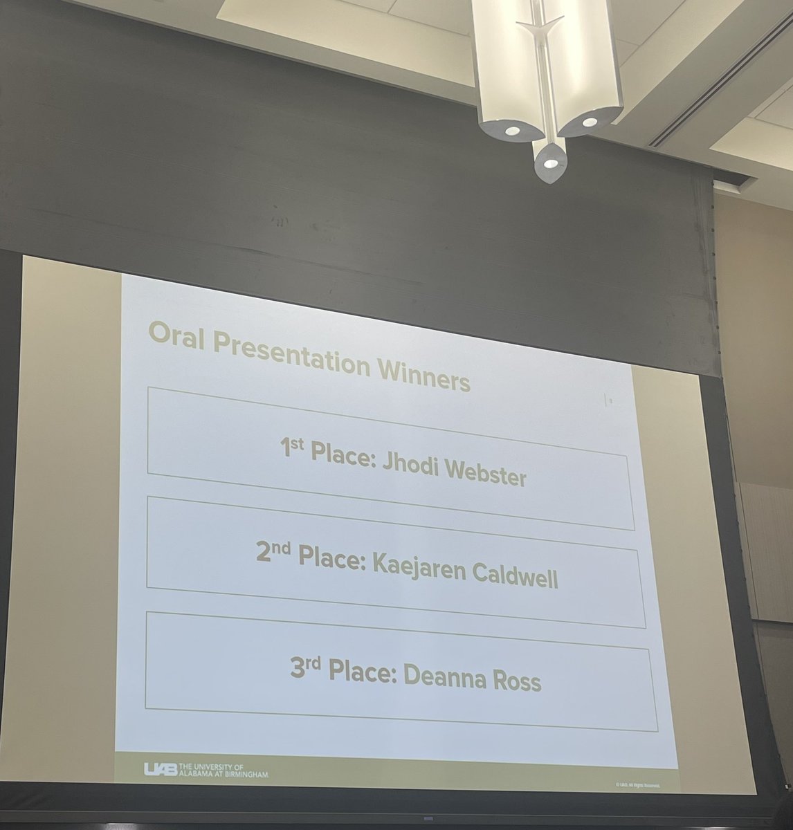 Always happy to connect other Roadmap Scholars at the annual NEURAL conference. Thrilled to have the opportunity to share my research so far and so so honoured to have been chosen for the first place prize for oral talks! 🤞🏾🧠🥲 <a href="/UAB_NeuroRMS/">UAB Neuroscience Roadmap Scholars Program</a>
