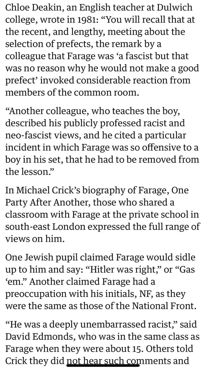 WriterJackWhite's tweet photo. Fuhrage : “ Hitler was right , Gas ‘em” @Nigel_Farage #NastyNigel https://t.co/Y2zXgsnPi1