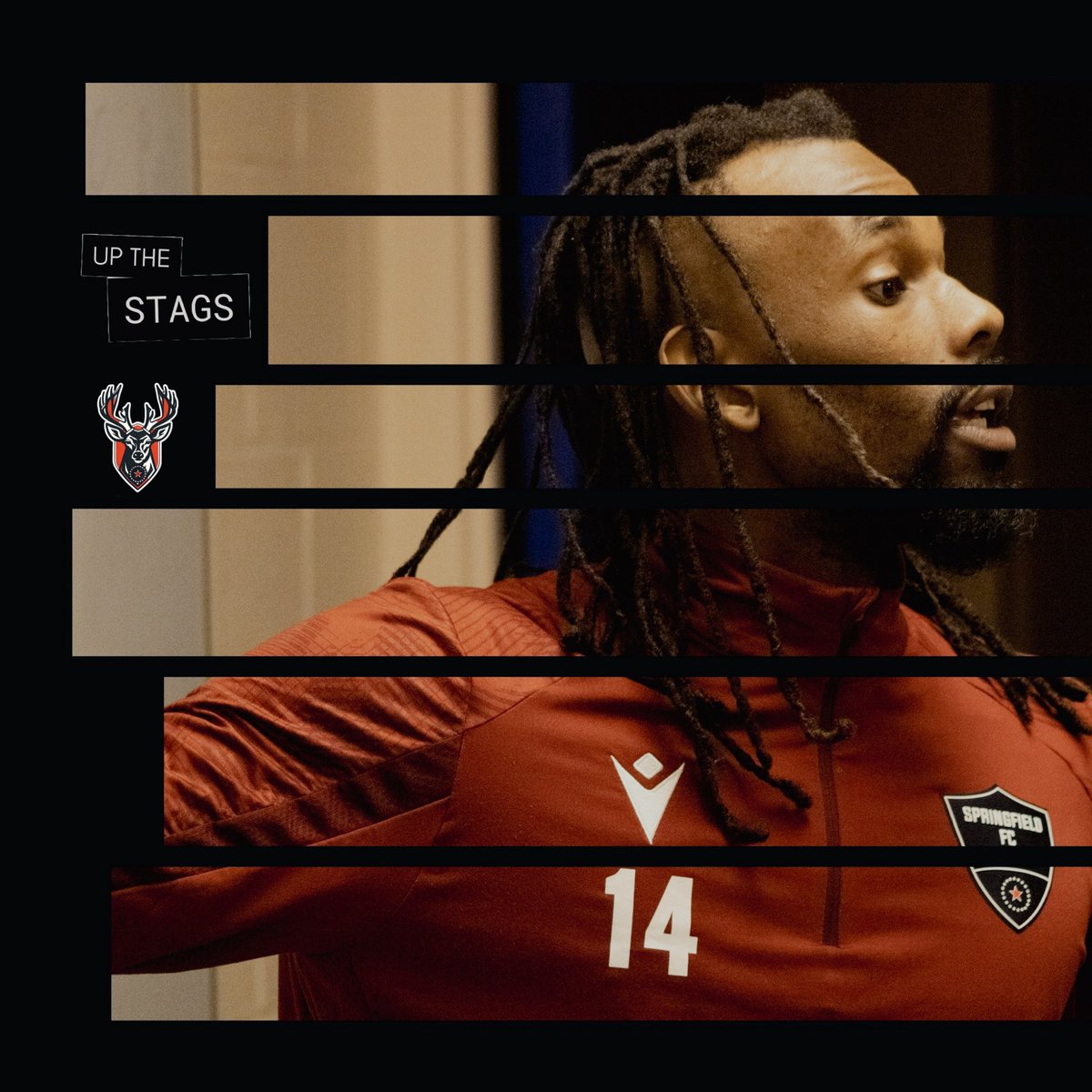 SpfldFC's tweet image. captain billy getting us ready for tomorrow 🫡

📸 - Taylor McClure

#SpringfieldFC #UpTheStags🦌