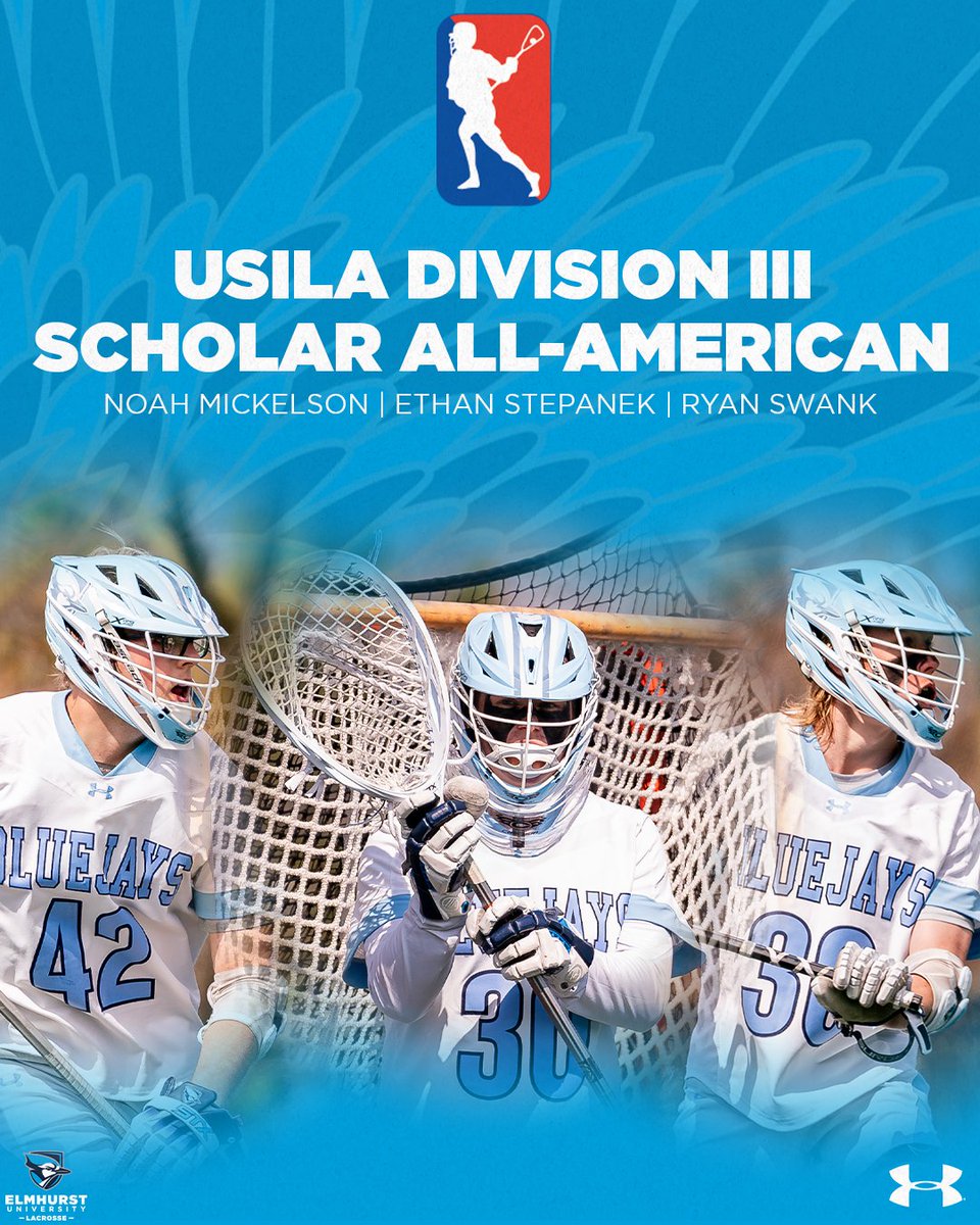 Elmhurst University Athletics (@elmhurstbluejay) on Twitter photo .<a href="/elmhurstu_mlax/">Elmhurst University Men's Lacrosse</a> putting the work in on the field and in the classroom📝
Ryan Swank, Noah Mickelson, and Ethan Stepanek earn USILA Scholar All-American honors, while the team earns the Team Academic award! #FlyJaysFly
📰bit.ly/4c03cnY .<a href="/elmhurstu_mlax/">Elmhurst University Men's Lacrosse</a> putting the work in on the field and in the classroom📝
Ryan Swank, Noah Mickelson, and Ethan Stepanek earn USILA Scholar All-American honors, while the team earns the Team Academic award! #FlyJaysFly
📰bit.ly/4c03cnY